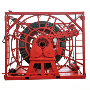 GT 123-72-75/1.5-6600 QID Drop In Drum Coiled Tubing Reel Skid – Quick Detachable 1.5" × 6600m High Pressure CT Reel