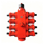 5.12"-10000PSI Integral Hydraulic Quad Ram Blowout Preventer for Coiled Tubing Unit